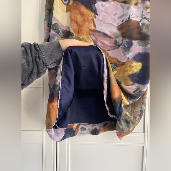 Multicolor Abstract Print Dress - Picture 5 of 9